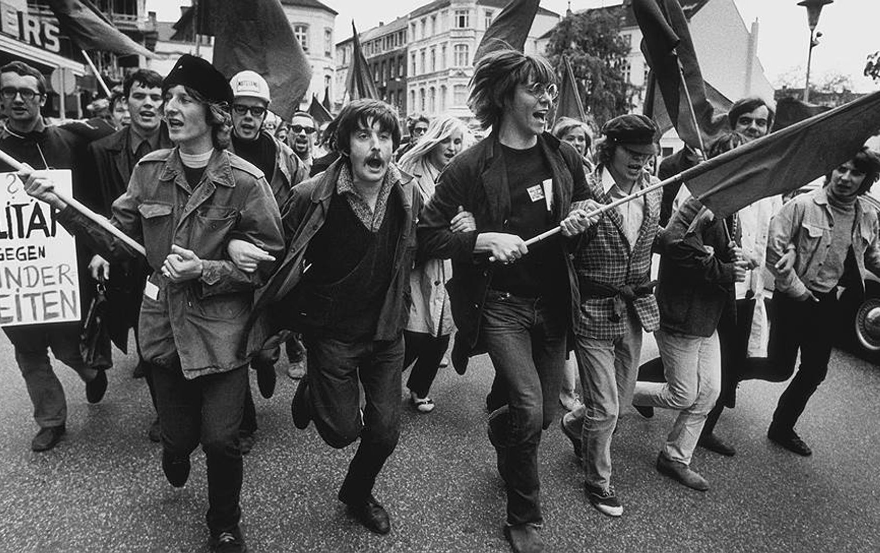 The march on Bonn. May 1968