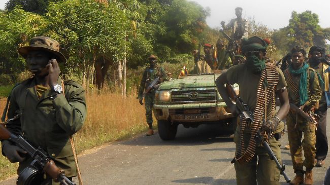 Бойцы террористической группировки "Селека", которые контролируют провинцию Сибю, где погибли россияне