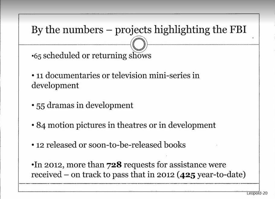 Слайд из презентации ФБР, полученной BuzzFeed