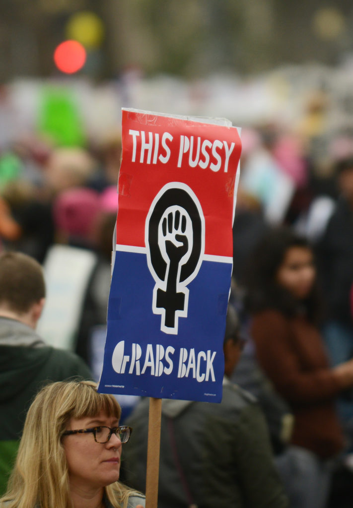 WASHINGTON, DC - JANUARY 21: Thousands of marchers gather near the US Capitol in Washington, D.C., January 21, 2017, for the Women