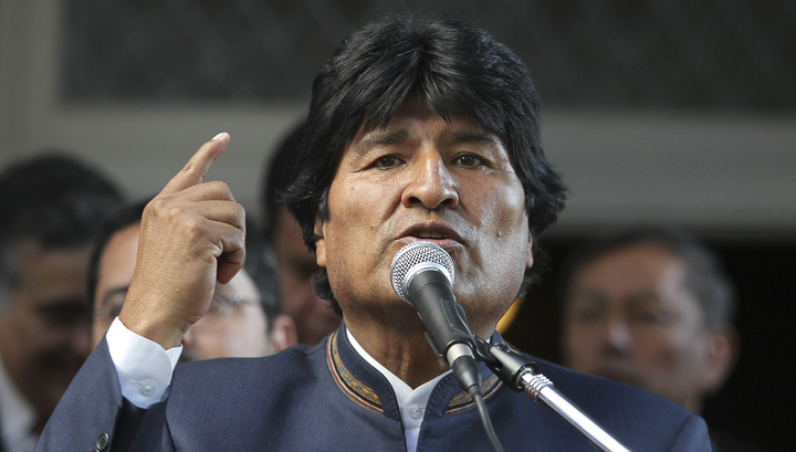Эво Моралес, президент Боливии