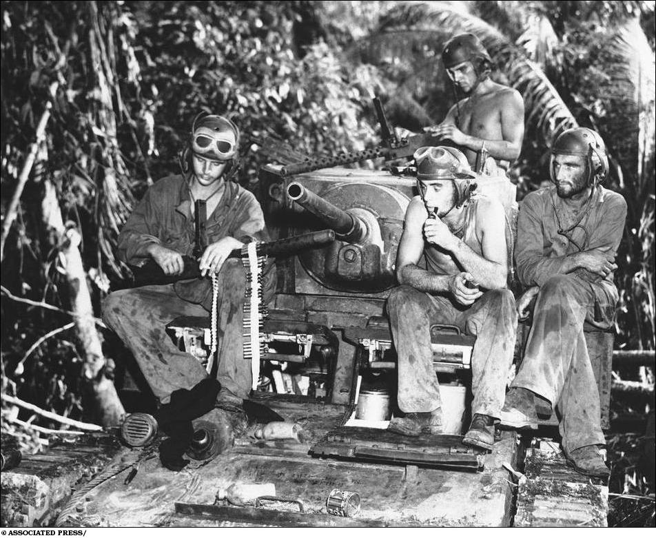 WWII US Troops Solomon Islands 1943