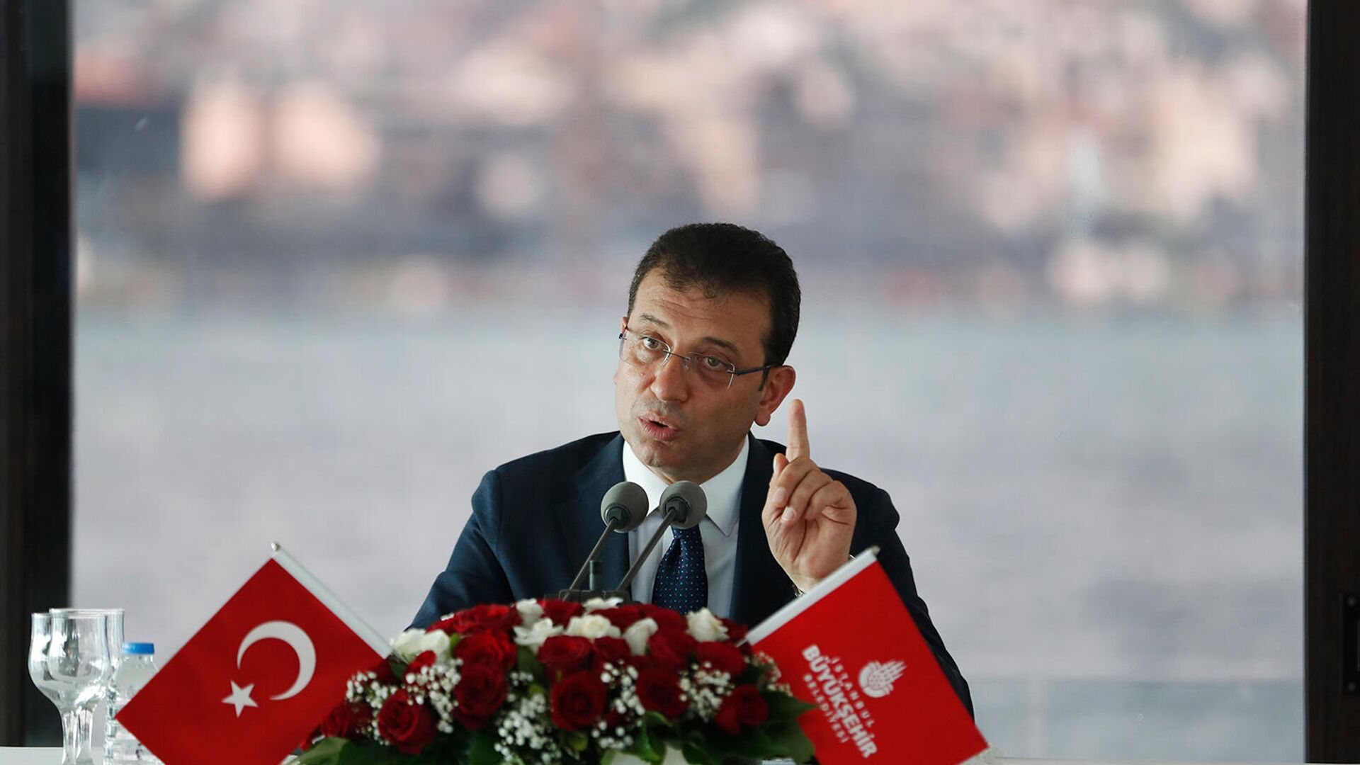  Мэр Стамбула Экрем Имамоглу © AP Photo / Lefteris Pitarakis