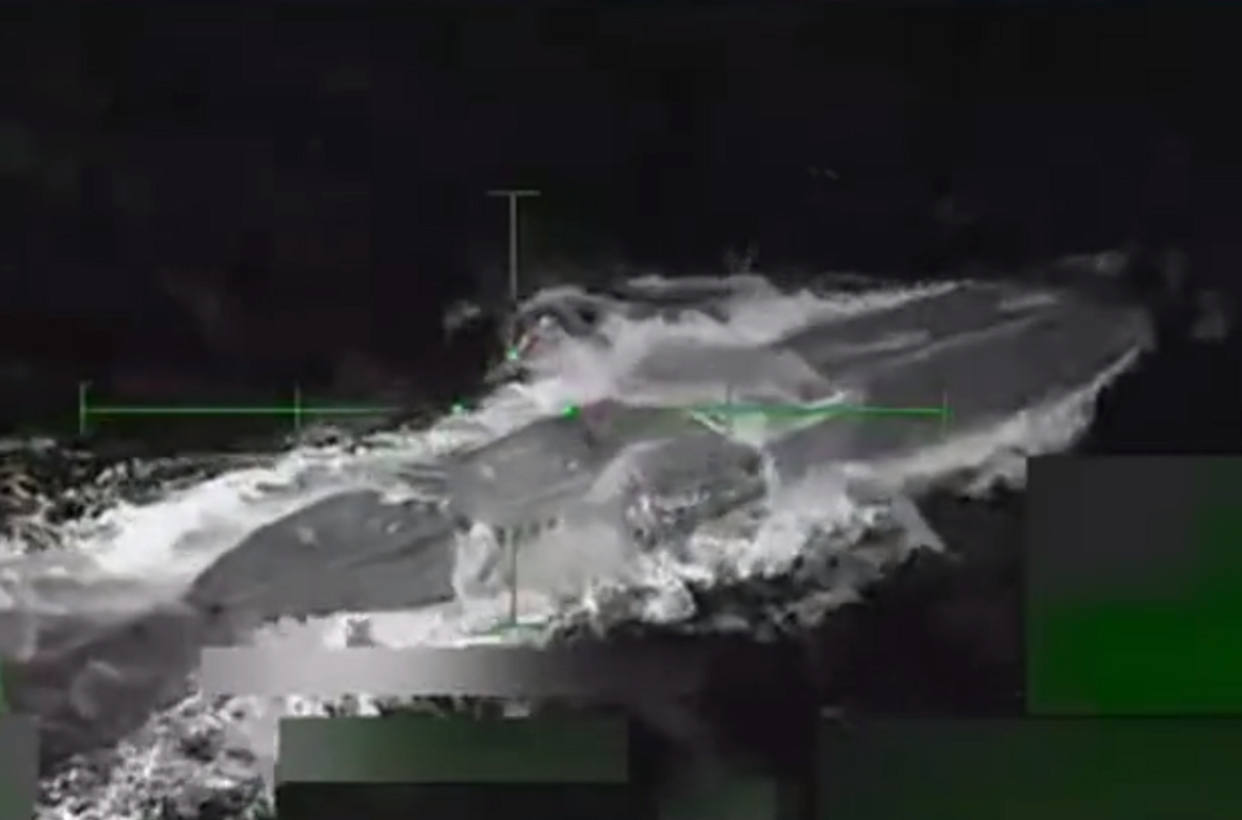 Скриншот: Видео Дональда Трампа об ударе по судну в Карибском море