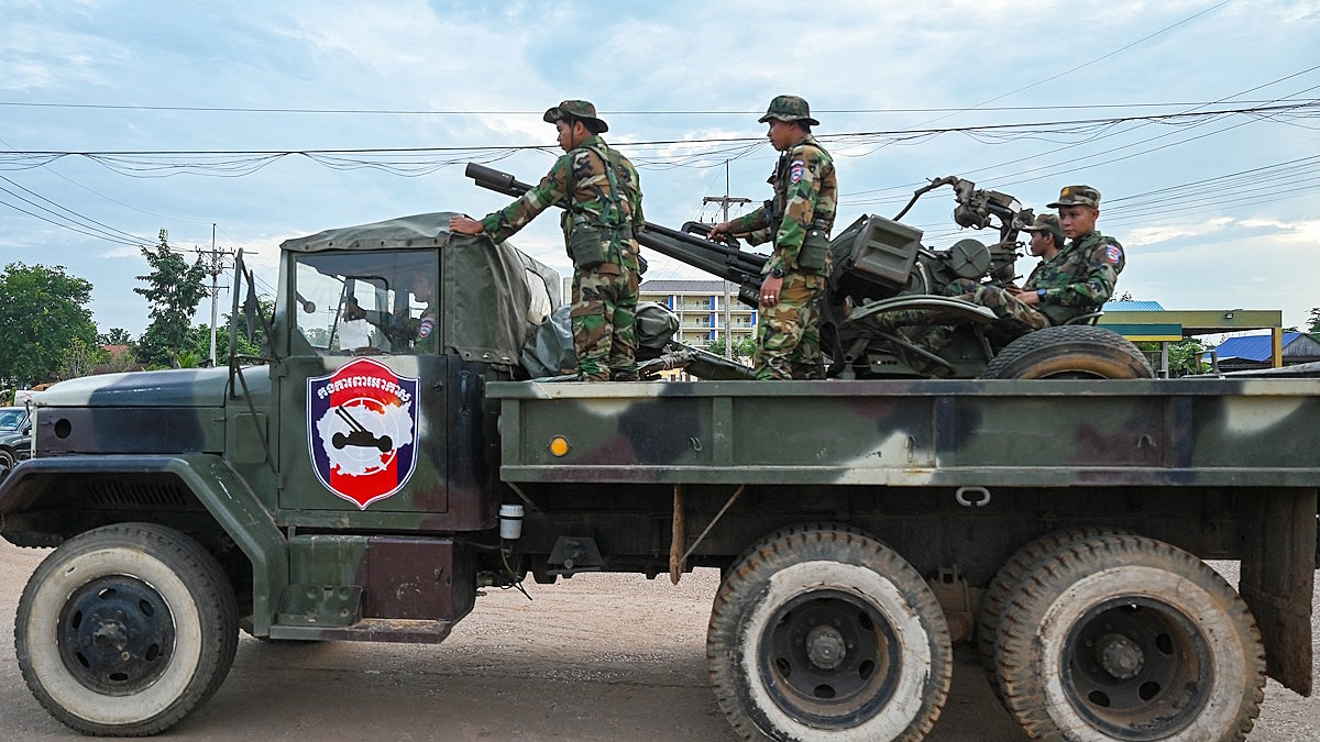 Военнослужащие Камбоджи. Фото: AFP