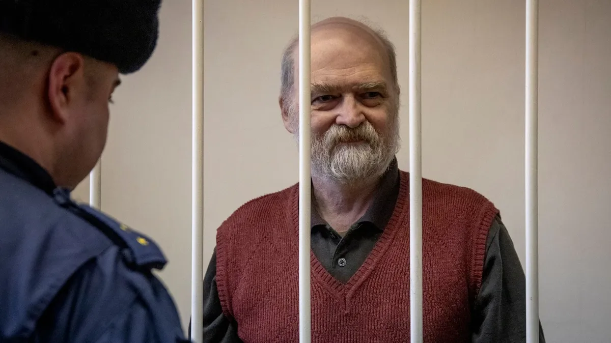 Александр Скобов в суде. Фото: «Новая газета»