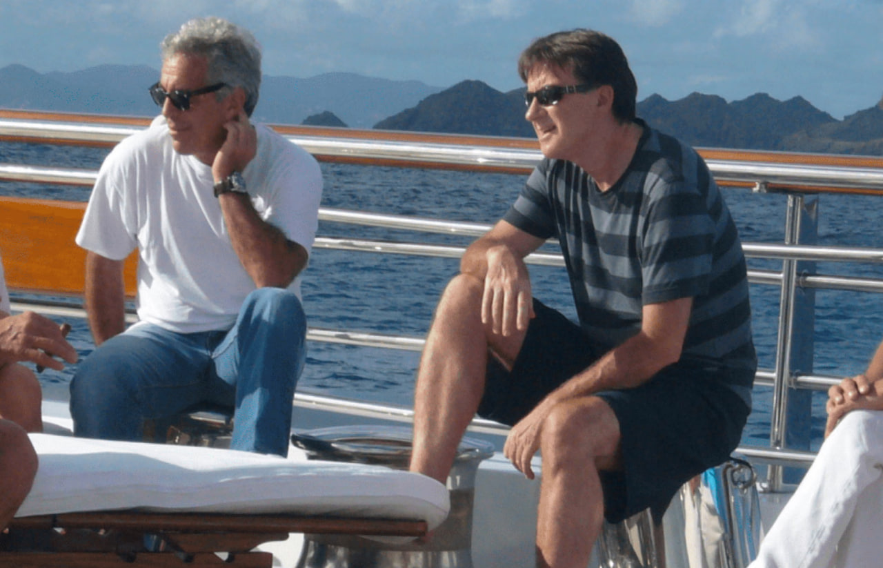 Фото: Джеффри Эпштейн и Питер Мандельсон / Минюст США 