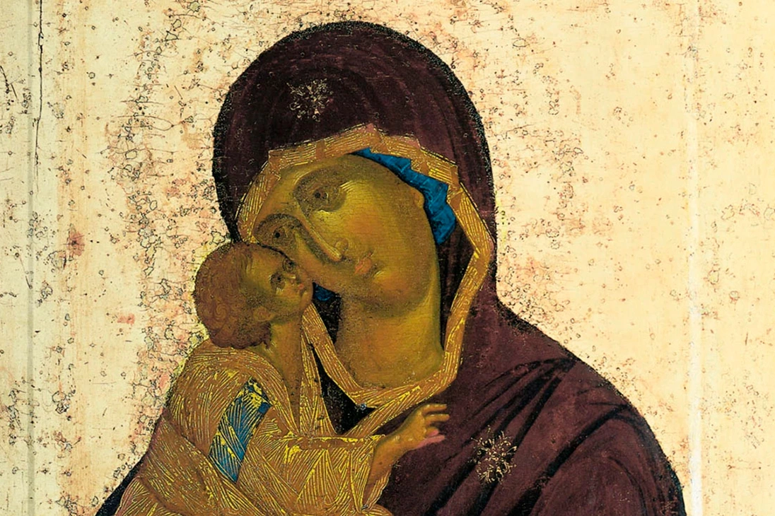 Фрагмент Донской иконы Божией Матери