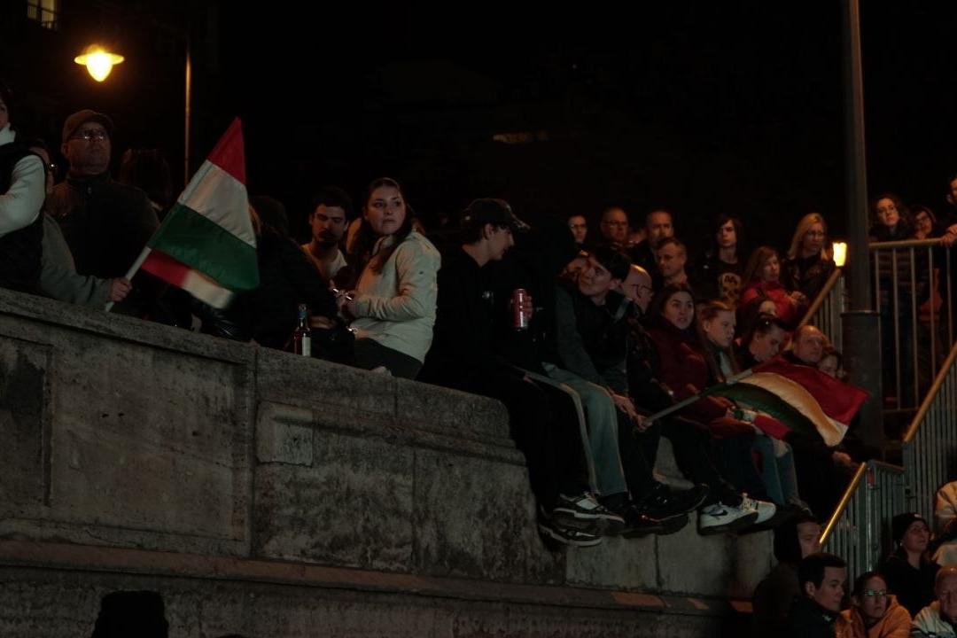 Митинг сторонников оппозиционной партии «Тиса». Фото: The Insider